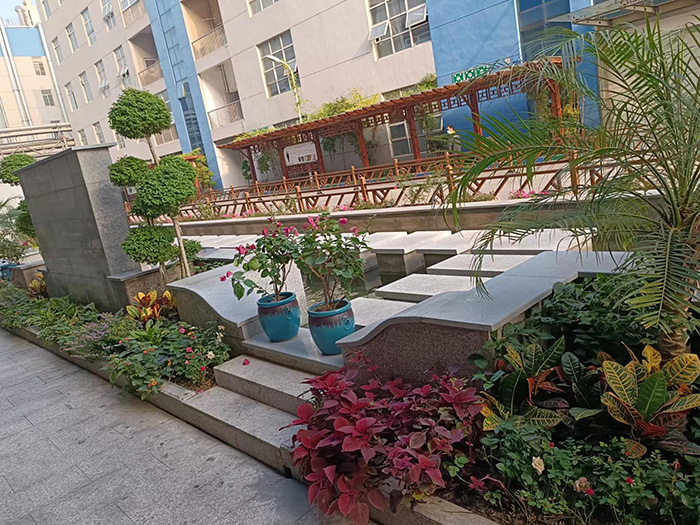 綠點科技（無錫）有限公司  老廠區(qū)花園景觀改造